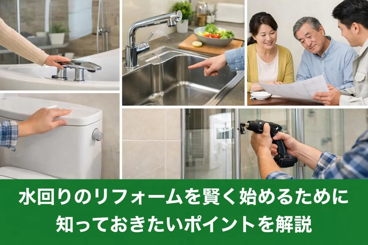 水回りのリフォームを賢く始めるために知っておきたいポイントを解説