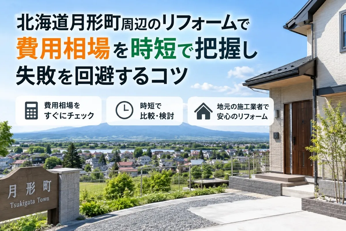 北海道月形町周辺のリフォームで費用相場を時短で把握し失敗を回避するコツ